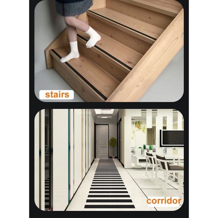 Băng Keo PVC Nhám Chống Trượt Chống Nước Chống Mòn Dán Cầu Thang