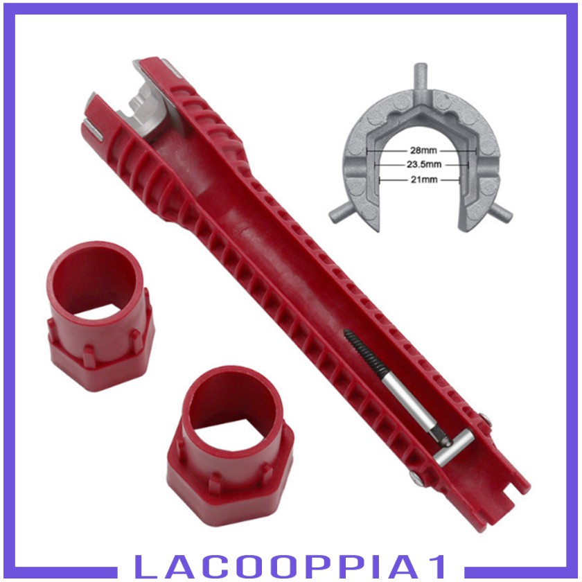 [Lacooppia1] Cờ Lê Lắp Đặt Vòi Nước Và Bồn Rửa Chén Bằng Thép Có Ổ Cắm