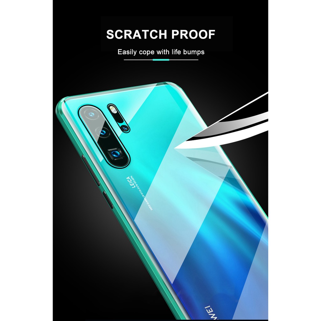 SAMSUNG Ốp Lưng Kính Cường Lực Hai Mặt Từ Tính Cho Samsung P40Pro P40Pro + P40 P30 P30Pro P30Lite P20Pro P20