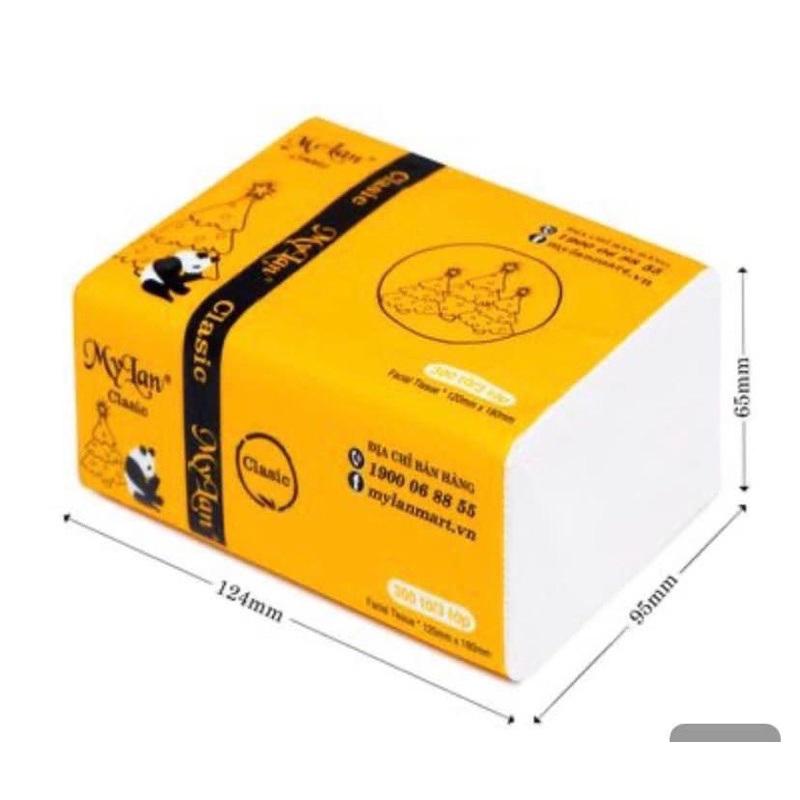 GIẤY ĂN GẤU TRÚC .Thùng 30 gói  LOẠI 1