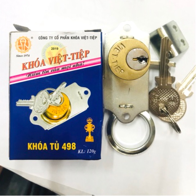 Khoá tủ VIỆT TIỆP CỠ TO 498 VÀ NHỎ 03201