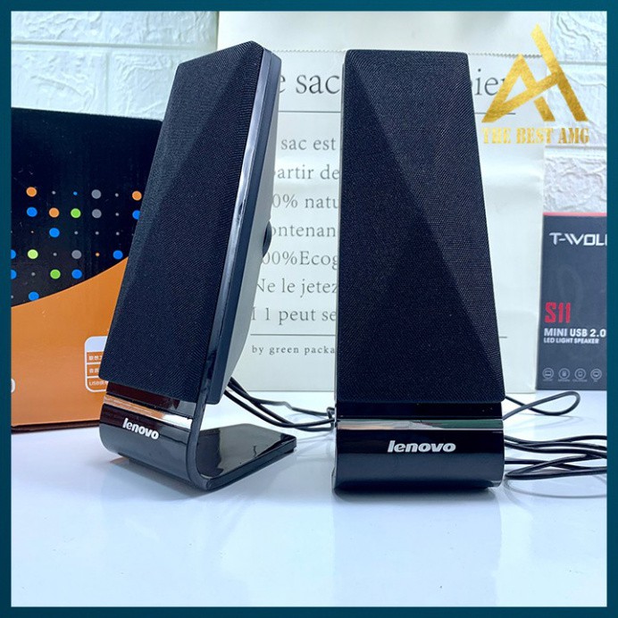 Loa Máy Vi Tính PC Laptop Để Bàn Cao Cấp 2.0 LENOVO L1520 - Loa Nghe Nhạc Mini Có Dây