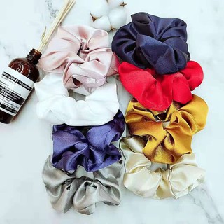 Combo Giá Sỉ Siêu Rẻ : 100 Dây Cột Tóc, Dây Buộc Tóc Vải Scrunchie (Scrunchies) Dễ Thương Style Hàn Quốc
