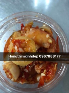 Cà muối tôm kiểu Huế