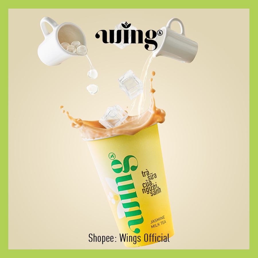 [Mã GROXUAN1 giảm 8% đơn 150K] Trà Nhài Sữa Trân Châu Trắng Wings đóng hộp 5 set (Tự pha tại nhà theo hướng dẫn) | BigBuy360 - bigbuy360.vn