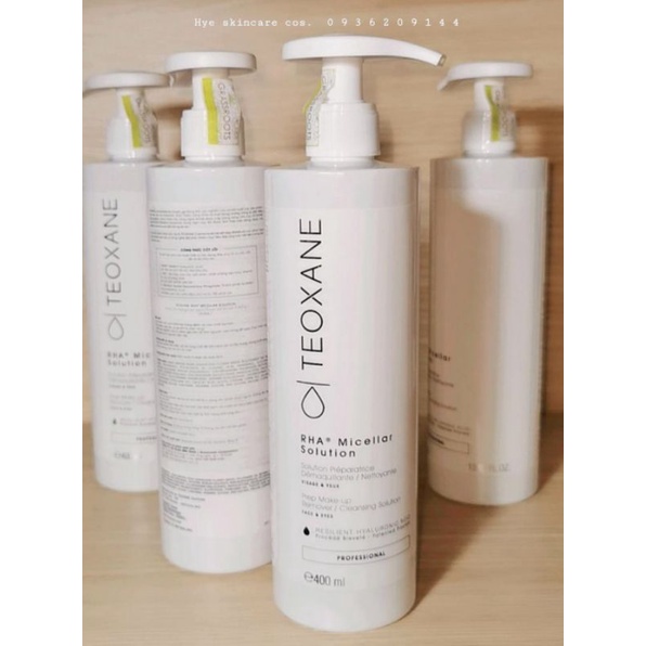 [TeOxane] Nươc tẩy trang làm sạch sâu RHA® Micellar Solution 400ml