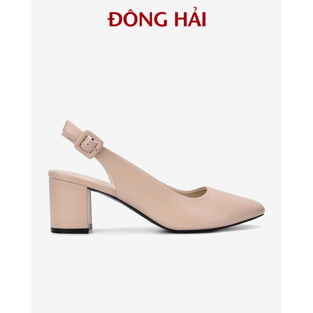 &quot;TẶNG NGAY 30K khi theo dõi gian hàng &quot;Giày Cao Gót Nữ SLINGBACK Gót Vuông Đông Hải - G85P6 (6cm)