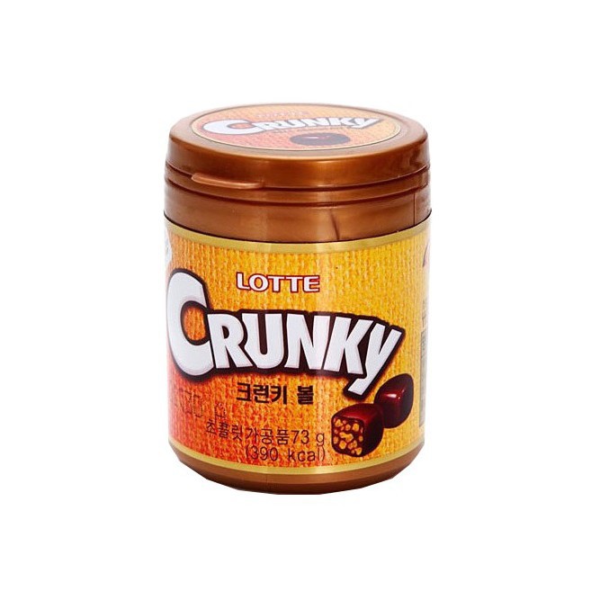 Lotte Crunky Crunch Chocolate hủ 76gr