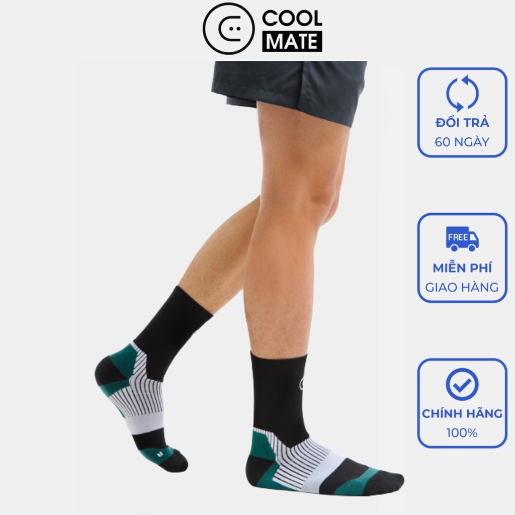 Tất thể thao cổ dài Compression Cushion thương hiệu Coolmate