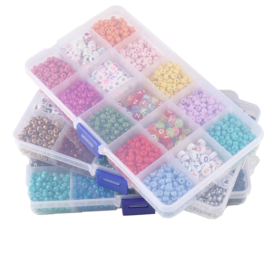 St.kunkka  Set hạt xỏ St.kunkka in chữ nhiều màu sắc dùng làm trang sức DIY