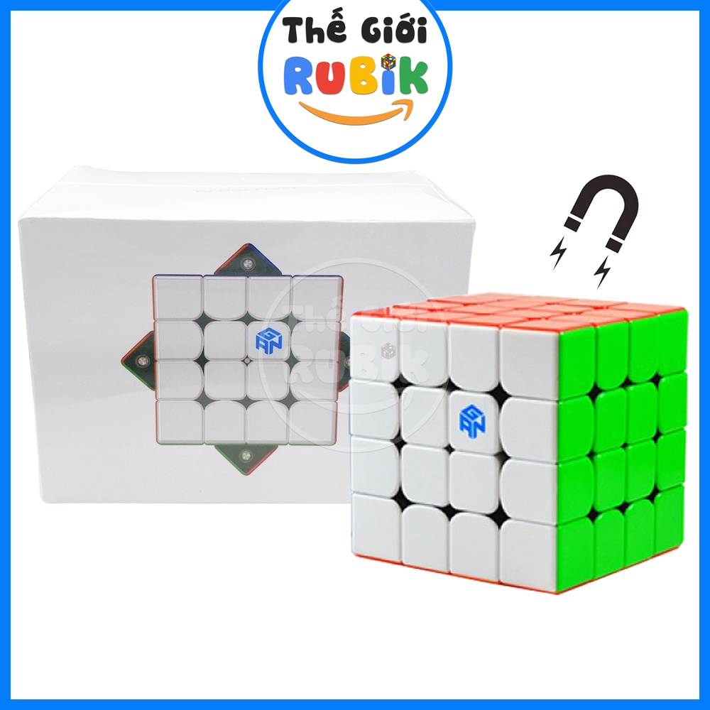 Rubik GAN 460 M 4x4 Có Nam Châm. GAN 460M Rubic 4 Tầng 4x4x4 Cao Cấp Vip Pro Hãng GAN | Thế Giới Rubik