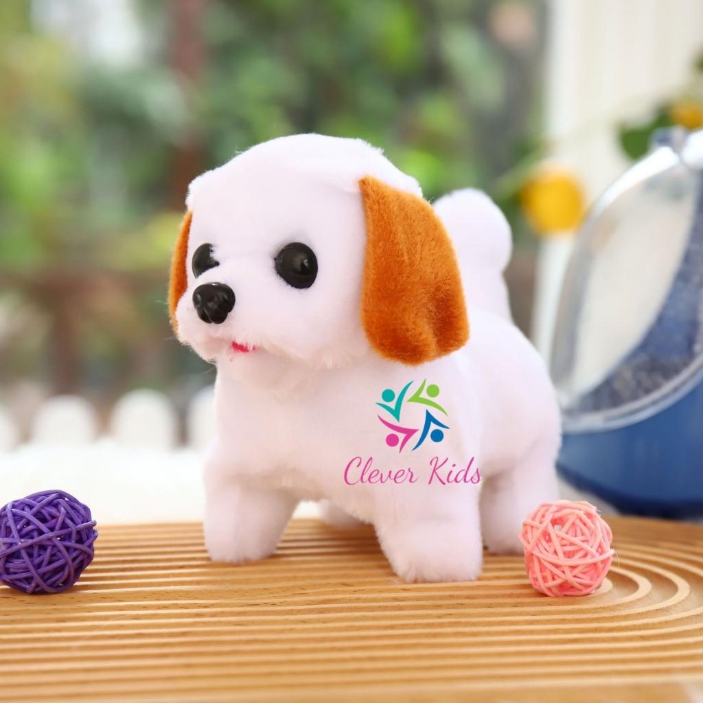 [Mã LIFE2402A giảm 10% đơn 150K] Chó bông biết đi biết sủa và vẫy đuôi cực cute món quà cho bé yêu