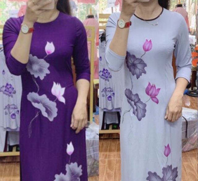 Đồ Lam Đi Chùa # CTần Viền Hoa Sen In Và Thêu # Đồ Bộ Nữ # Quần Áo