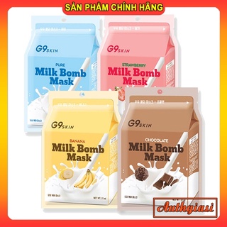 Mặt nạ giấy dưỡng da g9skin milk bomb mask g9 skin