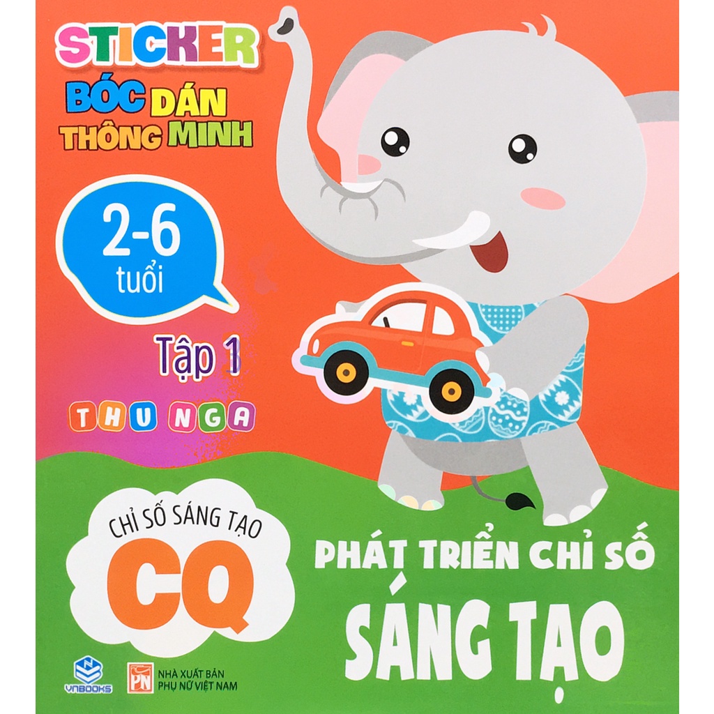 Sách - Sticker Bóc dán thông minh - Phát triển chỉ số CQ