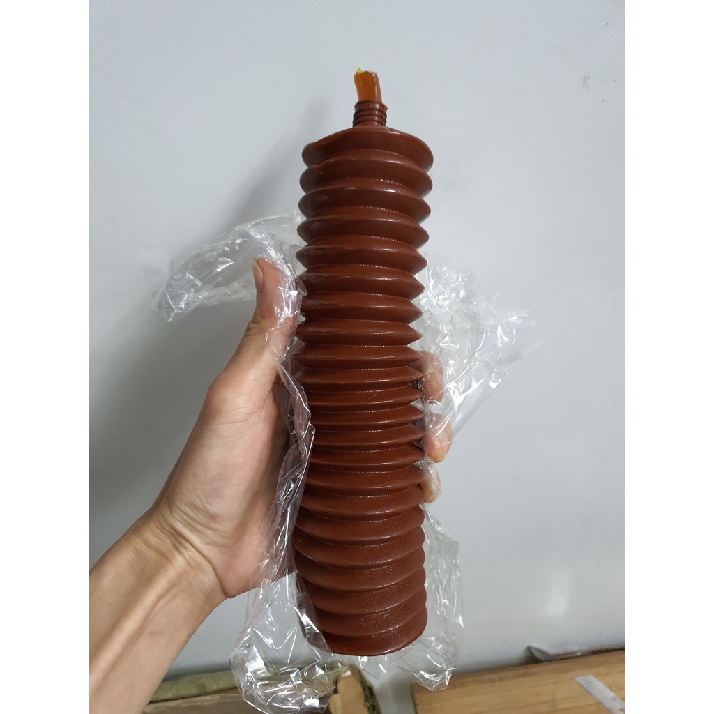 1 thùng 30 tuýp mỡ sâu, mỡ bò bôi trơn đóng chai dạng con sâu Grease Lithium Crystal NLGI3 - 400g