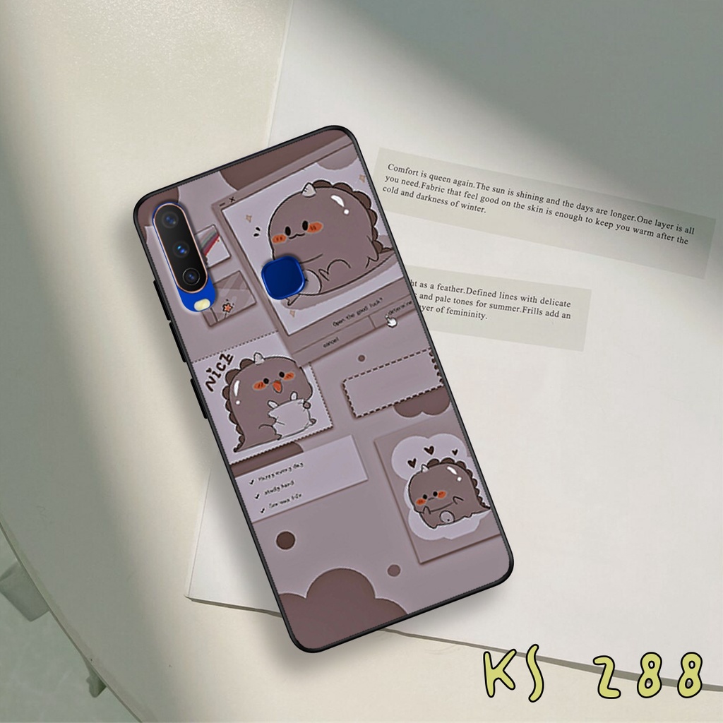 Ốp lưng Vivo Y12 - Y15 - Y17 - U10 - Ốp in hình khủng long,dinosaur dễ thương