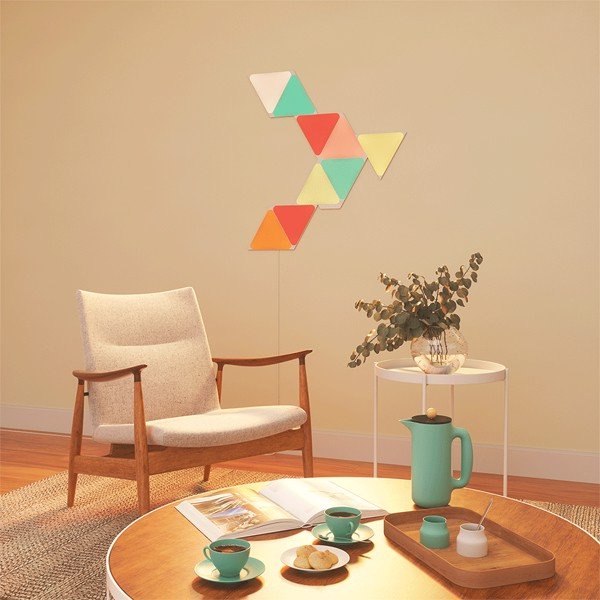 Đèn thông minh Nanoleaf Shapes Mini Triangles   -Bảo hành 12 tháng