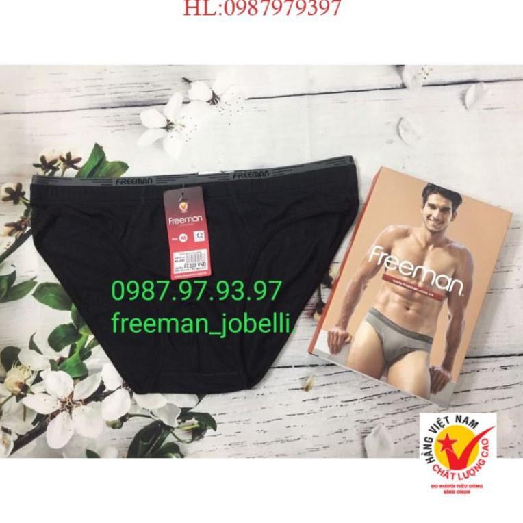 Quần xì nam Freeman 6043,giá cty 69k- bán 43k quần sịp cotton lụa