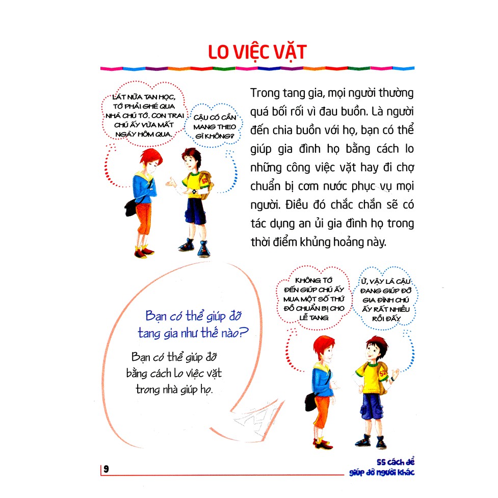 Sách: 55 Cách Để Giúp Đỡ Người Khác - 55 Way To Help Others