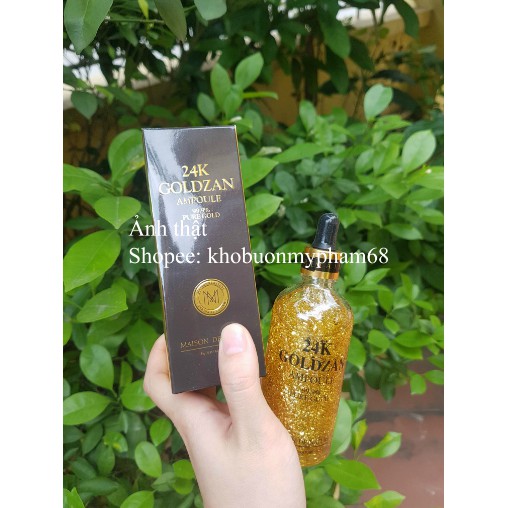 Serum 24k Goldzan hàng chuẩn đẹp