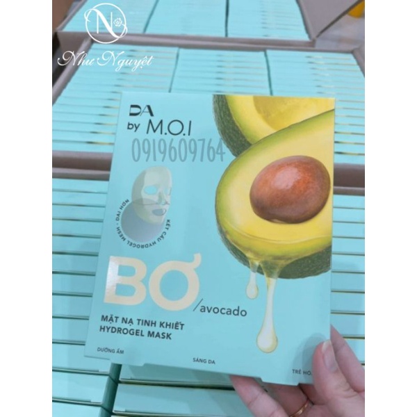Mặt Nạ Bơ Hồ Ngọc Hà DA by M.O.I - Trẻ Hóa Da, Dưỡng Ẩm, Sáng Da 1 Cách Tự Nhiên - Cam Kết Chính Hãng