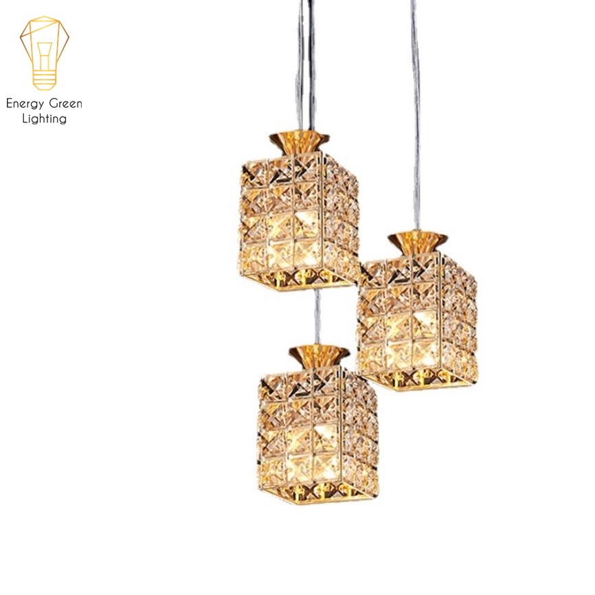 Đèn Thả Trang Trí Pha Lê Cao Cấp Energy Green Lighting SJ-049 Decor Vintage - Phong Cách Bắc Âu