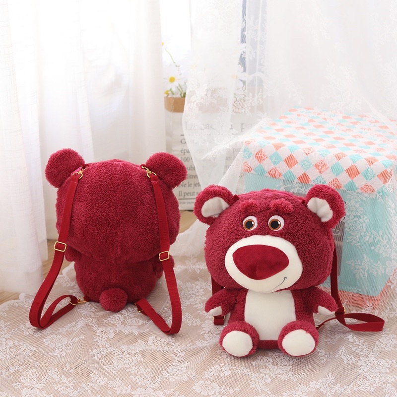 Balo Gấu Hồng Losto siu cưng