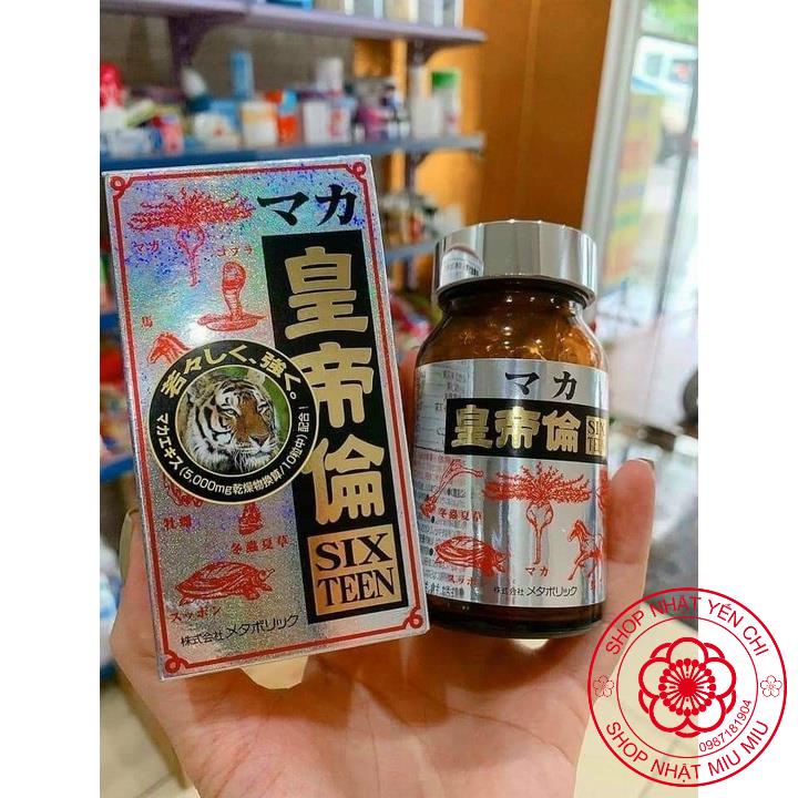 Viên uống Bổ Thận Tráng Dương Maka Sixteen 200 Viên Nhật Bản