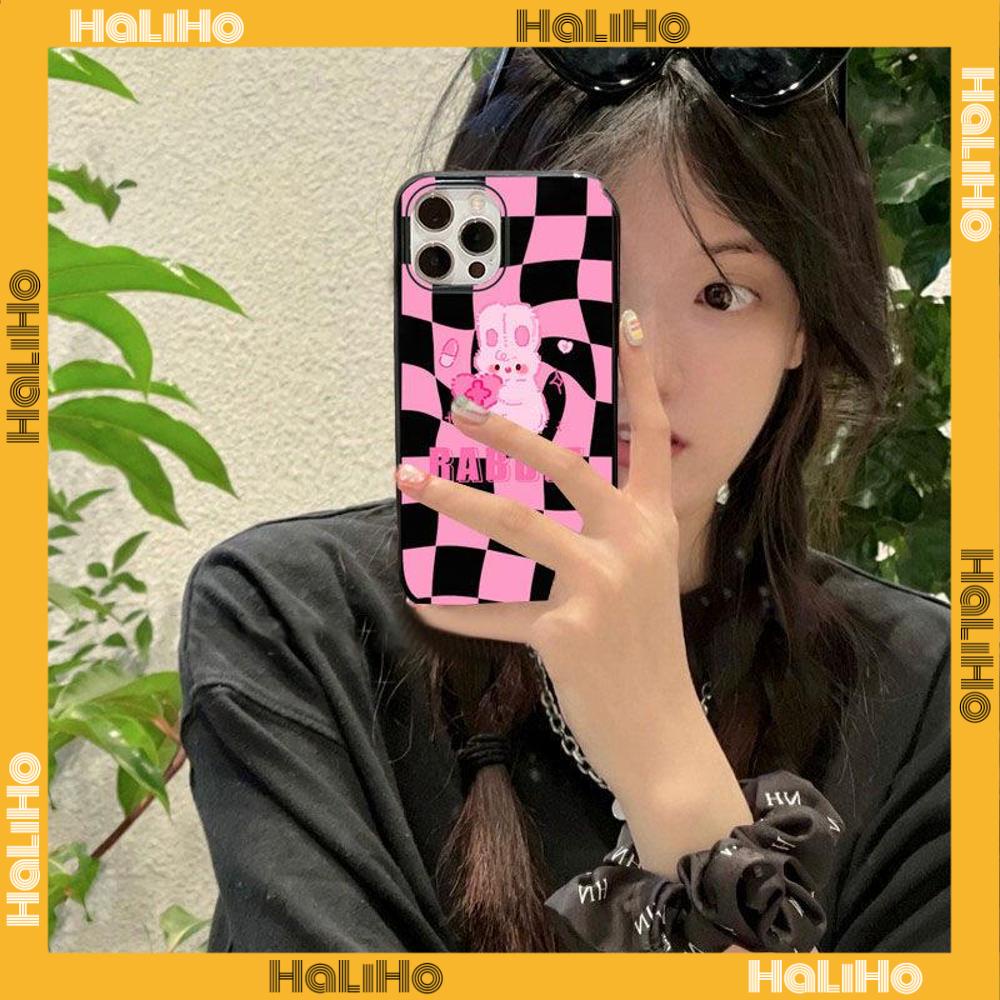Ốp điện thoại silicone mềm hình thỏ dễ thương thích hợp cho iPhone 11 Pro Max 13 Pro Max 12 Pro Max 7Plus xr XS Max