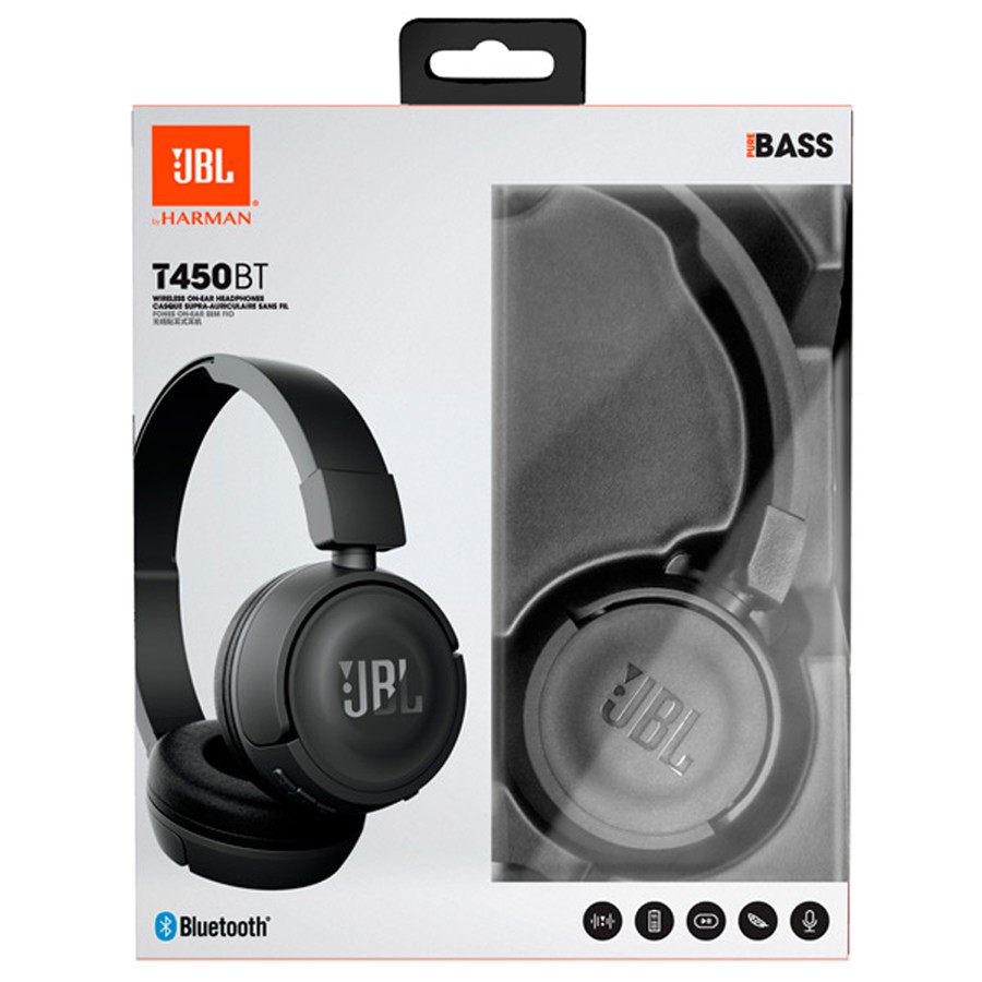 Tai nghe Bluetooth JBL T450BT - Hàng chuẩn Real 100% - Bass hay , đeo rất êm