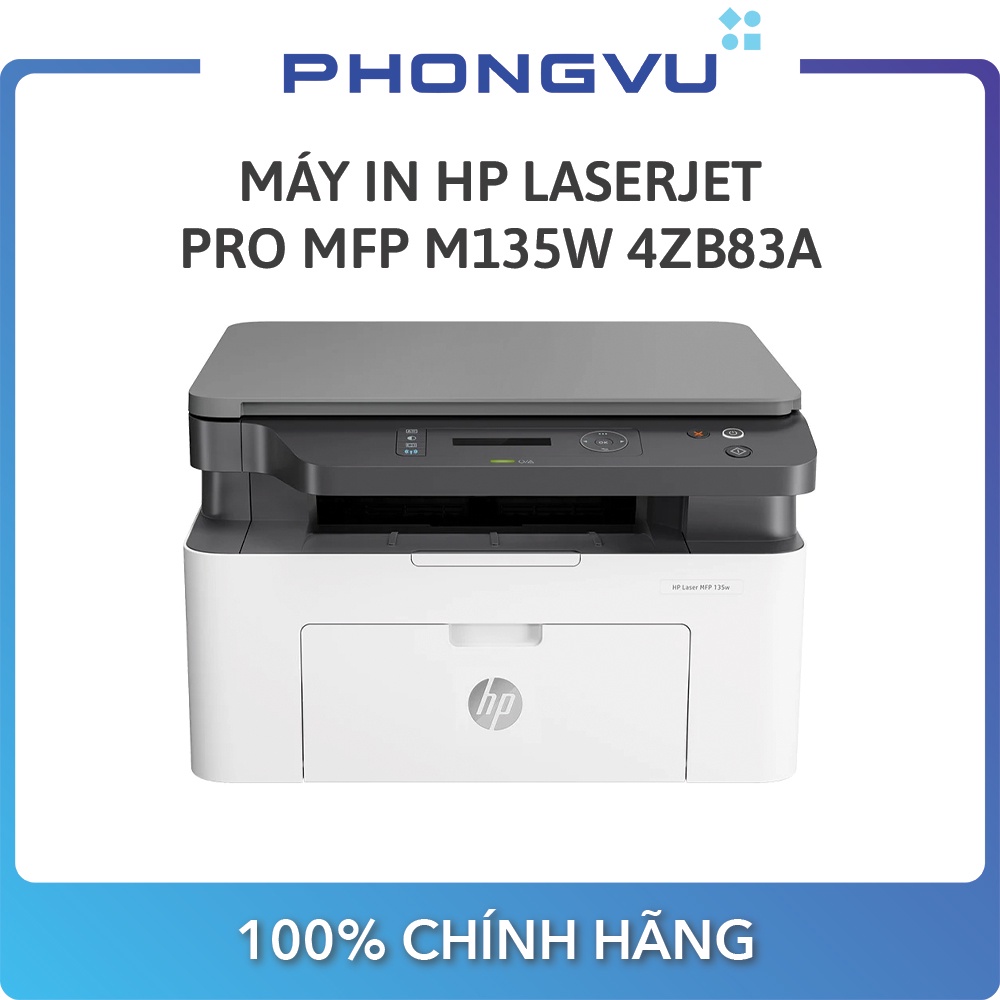 Máy in đa chức năng HP LaserJet Pro MFP M135w 4ZB83A - Bảo hành 12 tháng