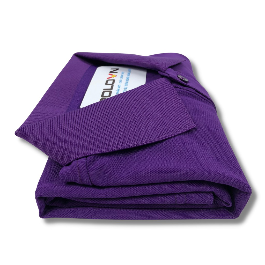 Áo thun Polo nam cổ bẻ Basic màu Tím Violet , vải cá sấu - không xù lông, không ra màu, thấm hút mồ hôi,form regular fit | BigBuy360 - bigbuy360.vn