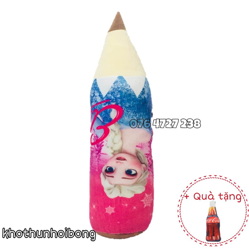 GỐI ÔM CHO BÉ HÌNH CÔNG CHÚA ELSA (60cm) [KÈM QUÀ TẶNG]