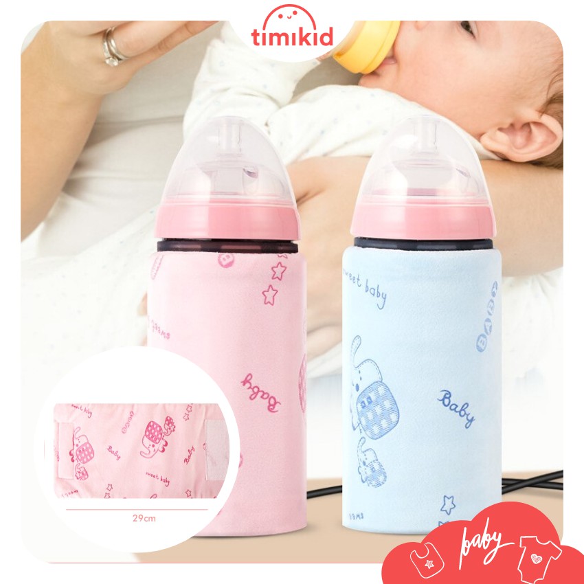 Bộ giữ nhiệt bình sữa dây cắm Usb tiện lợi - TIMIKID STORE