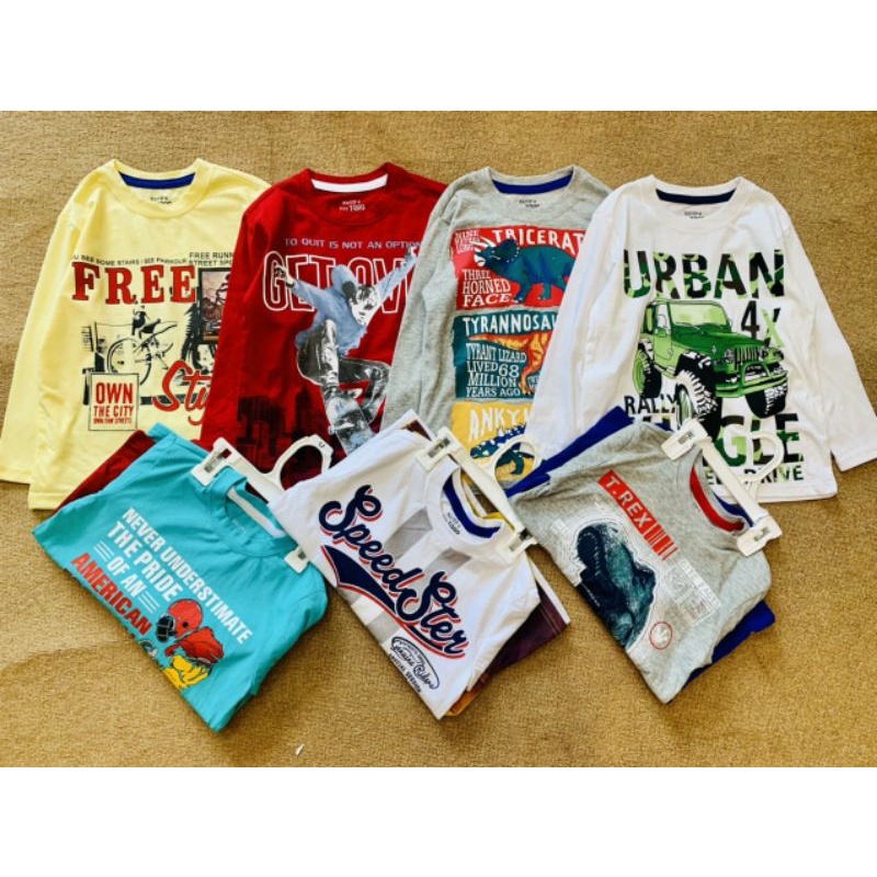 Áo cotton bé trai Pl.ace vnxk 4-14y