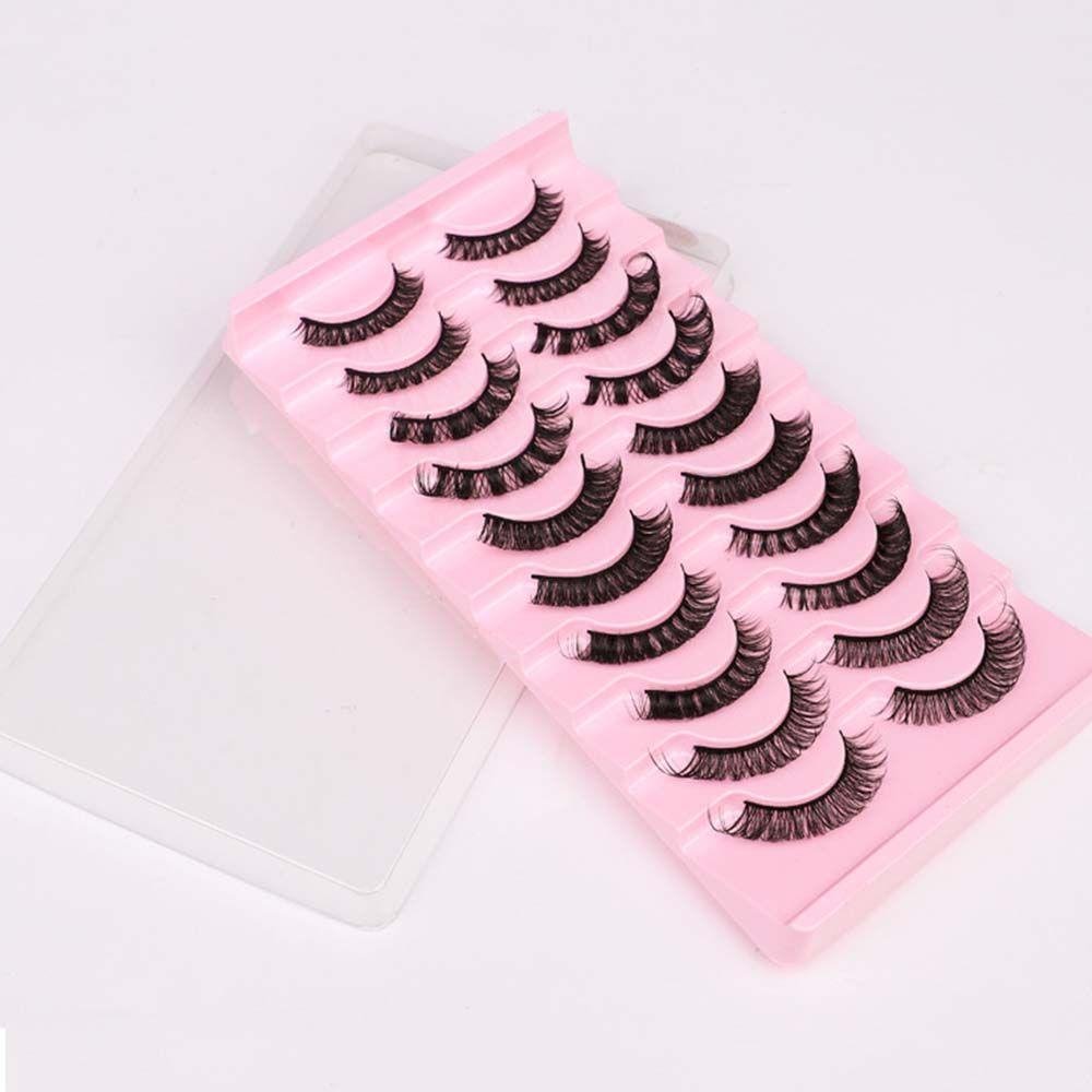 OCEANMAP Bộ Lông Mi Giả 3D Handmade Dày Dặn Có Thể Tái Sử Dụng