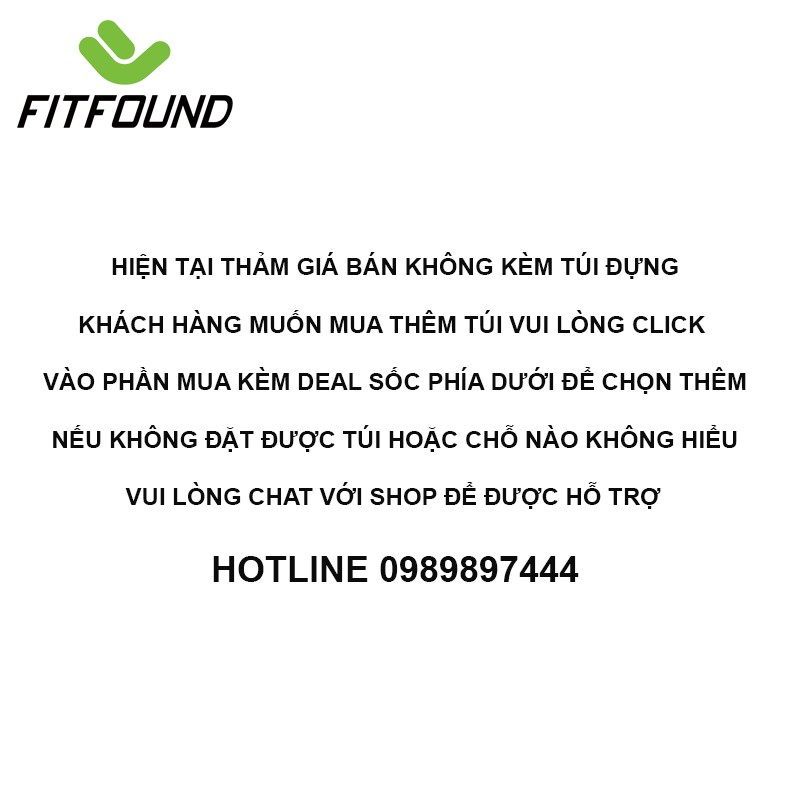 Thảm Tập Yoga Gym Pilates Thể Dục TPE 6 , 8mm In Định Tuyến Chống Trơn Trượt Cao cấp FITFOUND