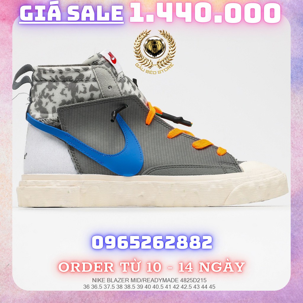Order 1-2 Tuần + Freeship Giày Outlet Store Sneaker _READYMADE x Nike Blazer Mid MSP: 4825D2151 gaubeaostore.shop
