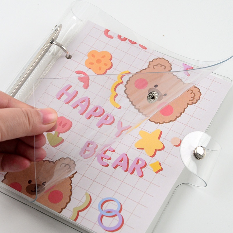 Album đựng ảnh 6x9, 7x10, 9x13, 10x15 bìa dẻo gấu Happy Bear