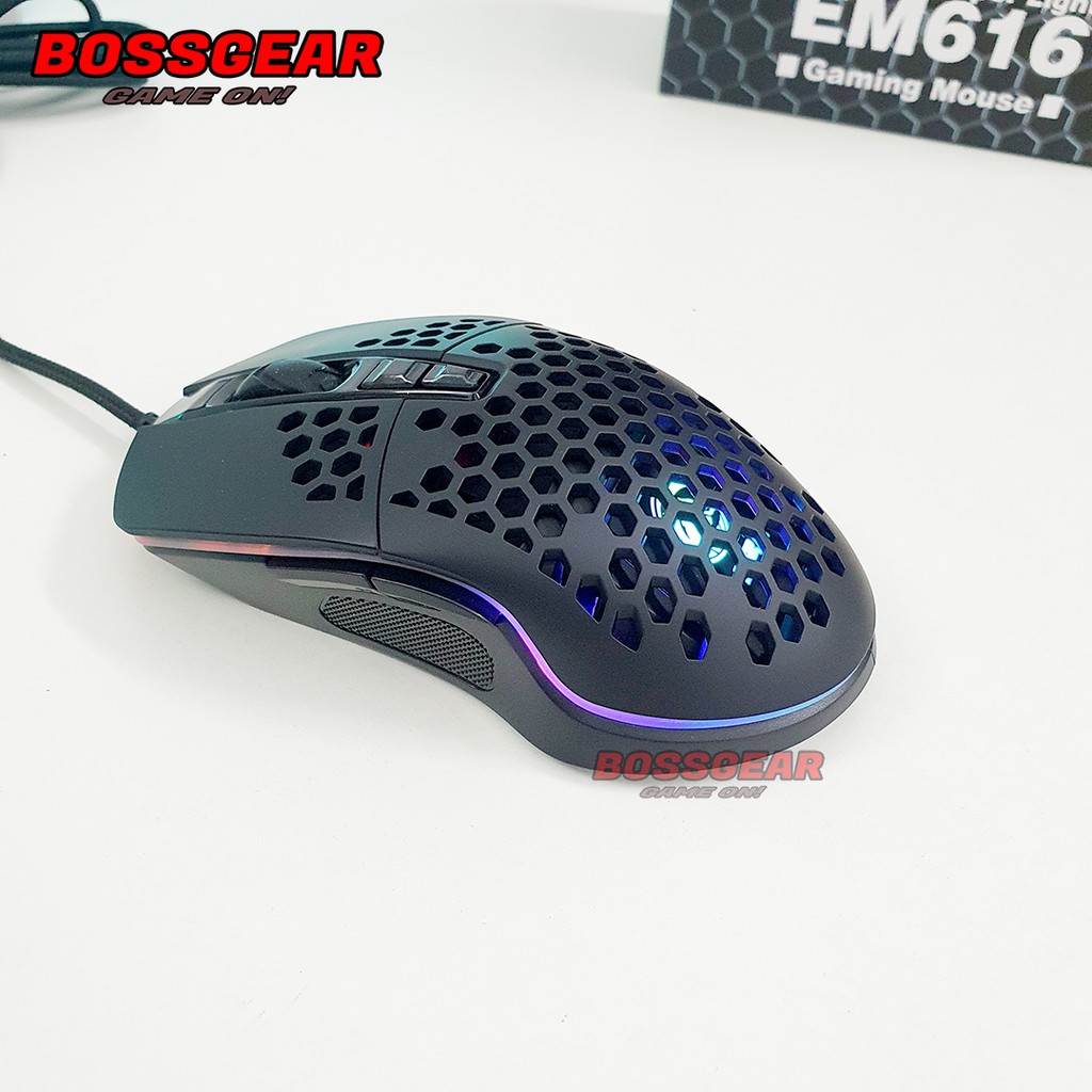 Chuột Gaming E-DRA EM616 RGB ( Chuột Lỗ Siêu Nhẹ, LED RGB )