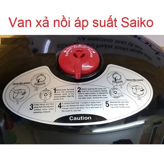 Van xả Nồi áp suất điện Saiko EPC 518d / 622 / 418