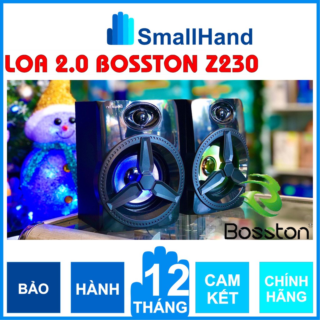 Loa 2.0 Bosston Z230 - Led RGB – Chính Hãng – Bảo Hành 12 tháng