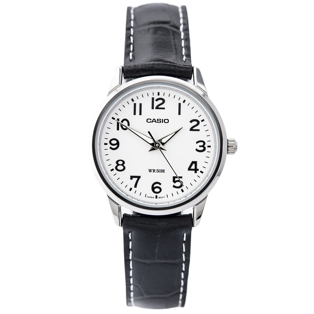 Đồng hồ nữ dây da Casio chính hãng Anh Khuê LTP-1303L-7BVDF (30mm)