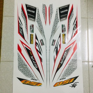 Tem Winner - GTR cho xe trắng
