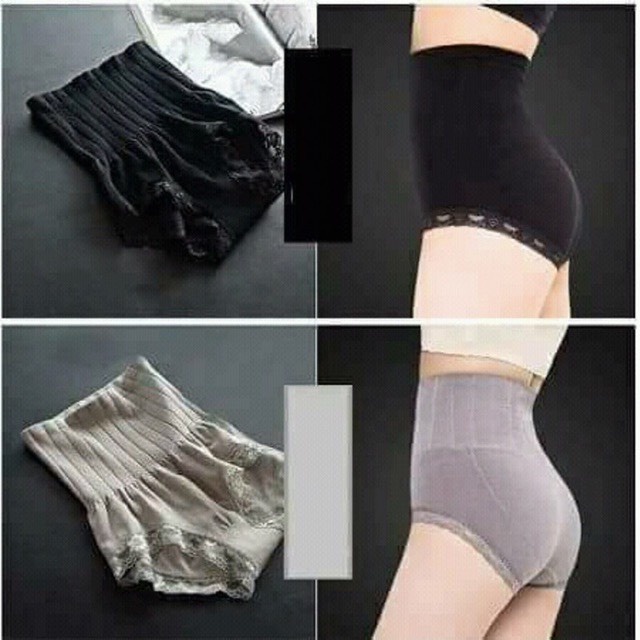 Quần Lót Gen Nịt Bụng Cạp Cao Eo Thon Gợi Cảm Viền Ren