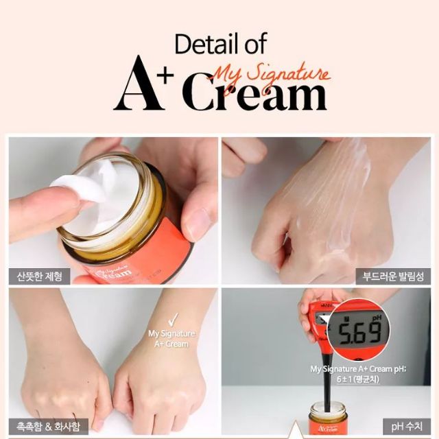 Kem Dưỡng Trắng da, Làm Đều Màu Da Xỉn Màu Tiam My Signature A+ Cream 50ml