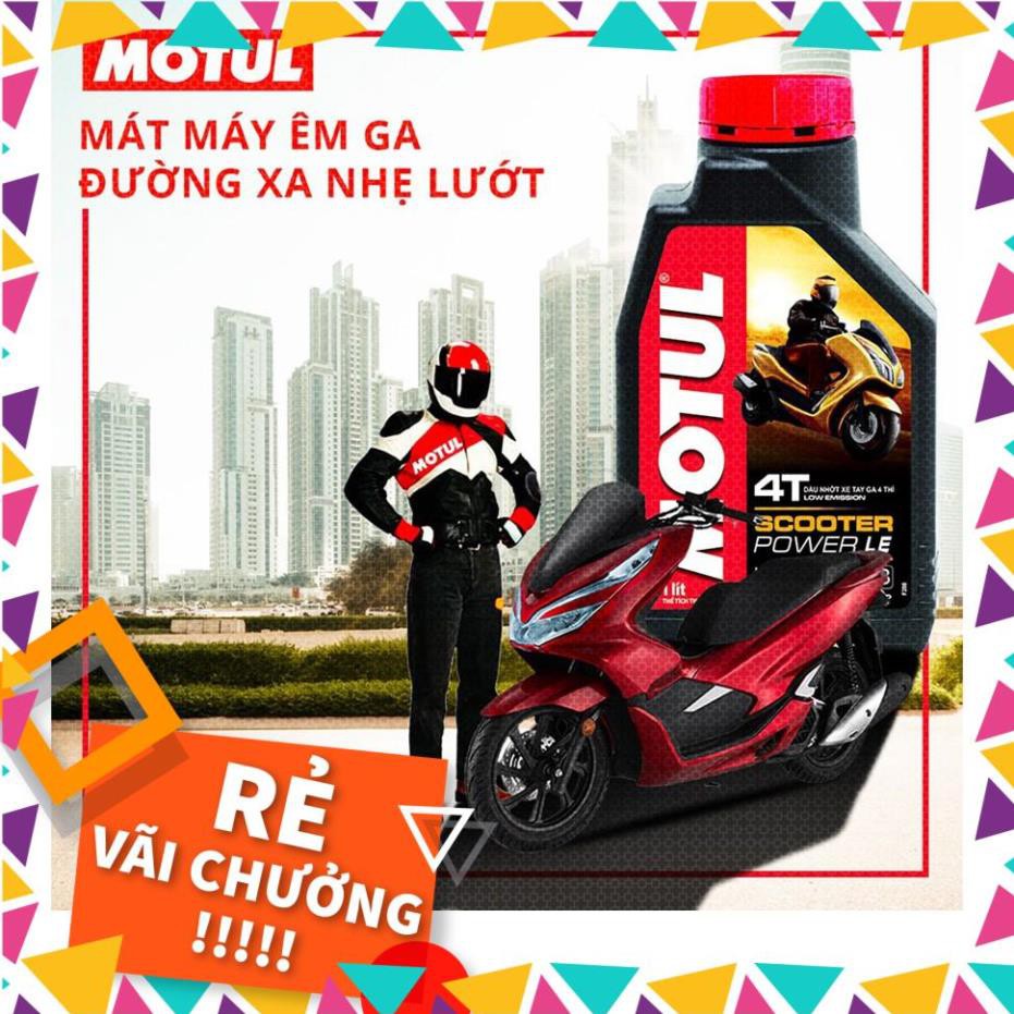 Siêu rẻ 1 chai Motul Scooter Power LE 5W40 0,8L + 1 tuyp lab