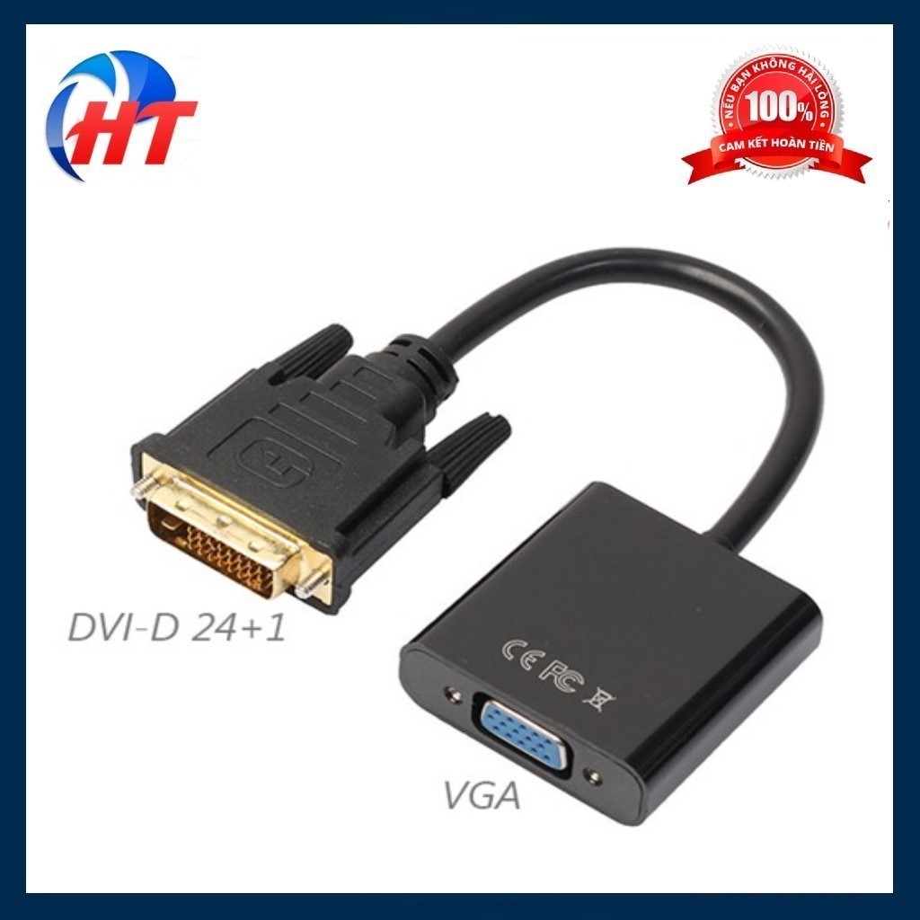 Cáp Chuyển DVI (24+1) Sang VGA