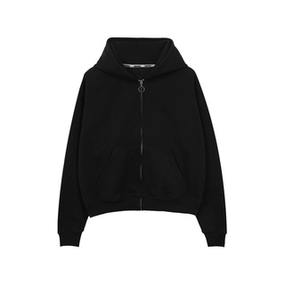 Áo zipped hoodie degrey black - zhd black